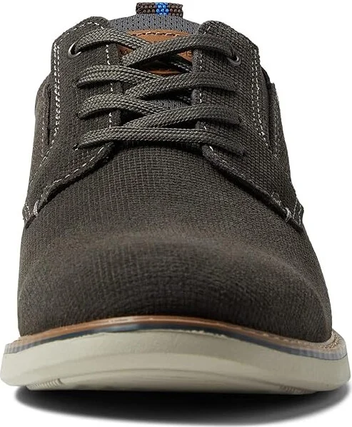 Nunn Bush Otto Plain Toe Oxford Men's Shoes Gray : 7 M (D), Leather - Image 5
