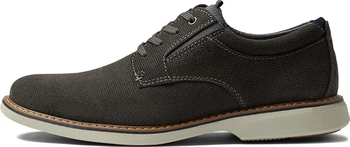 Nunn Bush Otto Plain Toe Oxford Men's Shoes Gray : 7 M (D), Leather - Image 6