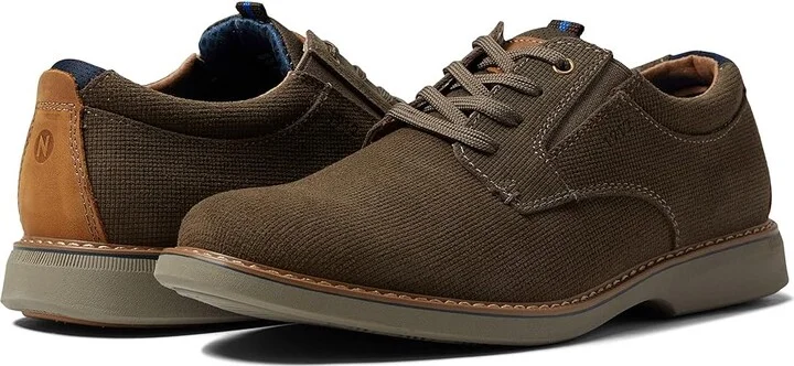 Nunn Bush Otto Plain Toe Oxford Men's Shoes Mocha : 7 M (D), Leather