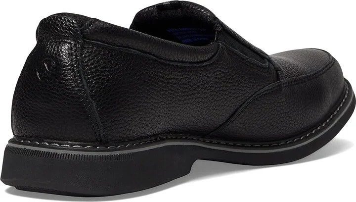 Nunn Bush Otto Plain Toe Slip-On Men's Shoes Black : 7 M (D), Leather - Image 4