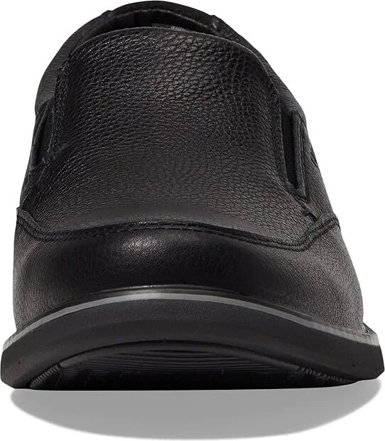 Nunn Bush Otto Plain Toe Slip-On Men's Shoes Black : 7 M (D), Leather - Image 5