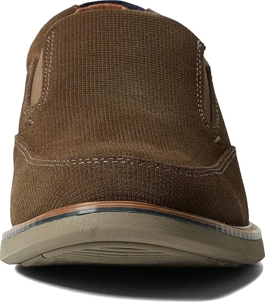 Nunn Bush Otto Plain Toe Slip-On Men's Shoes Mocha : 7 M (D), Leather - Image 5