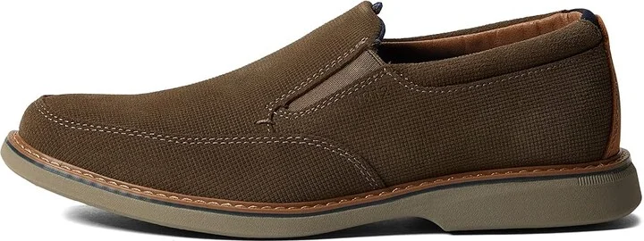 Nunn Bush Otto Plain Toe Slip-On Men's Shoes Mocha : 7 M (D), Leather - Image 6