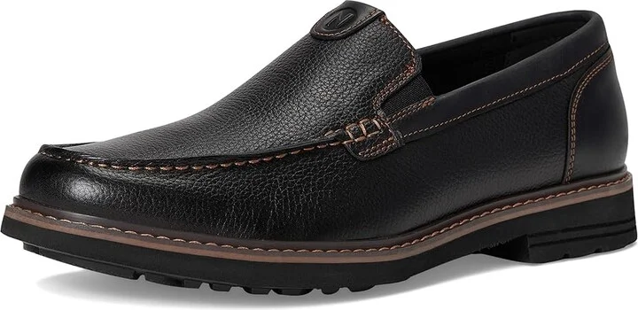 Nunn Bush Owen II Moc Toe Venetian Loafer Lightweight and Comfortable Slip-On Men's Shoes Black : 10.5 M (D), Leather - Image 5