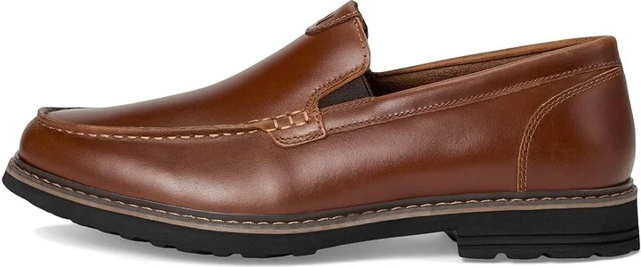 Nunn Bush Owen II Moc Toe Venetian Loafer Lightweight and Comfortable Slip-On Men's Shoes Cognac : 7.5 M (D), Leather - Image 6