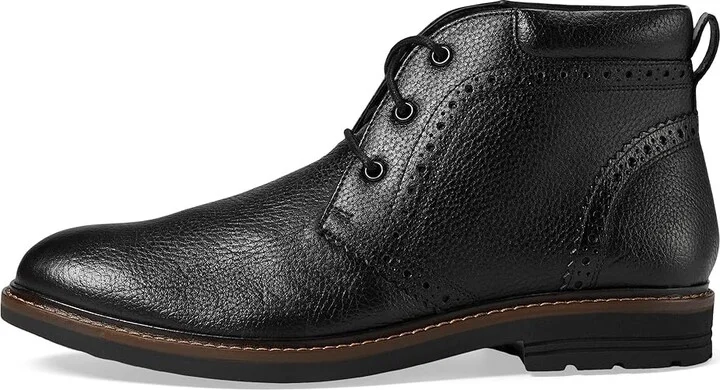 Nunn Bush Ozark 2.0 Plain Toe Chukka Leather Boot Men's Boots Black : 13 W (EE) - Image 6