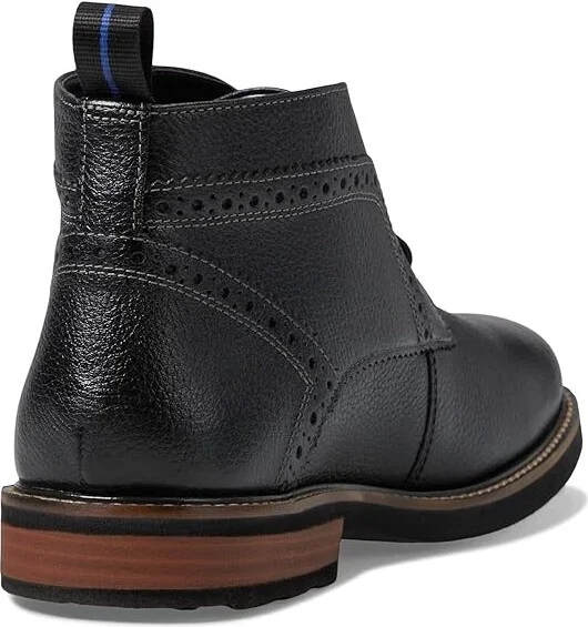 Nunn Bush Ozark Plain Toe Chukka Boot with KORE Walking Comfort Technology Men's Lace-up Boots Black Tumbled : 8.5 M (D), Leather - Image 5