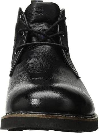 Nunn Bush Ozark Plain Toe Chukka Boot with KORE Walking Comfort Technology Men's Lace-up Boots Black Tumbled : 8.5 M (D), Leather - Image 6