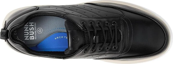 Nunn Bush Ponte Moc Toe Sneakers Hybrid Oxford Dress Casual Lightweight Athletic Style Lace Up Men's Shoes Black : 12 M (D), Leather - Image 2