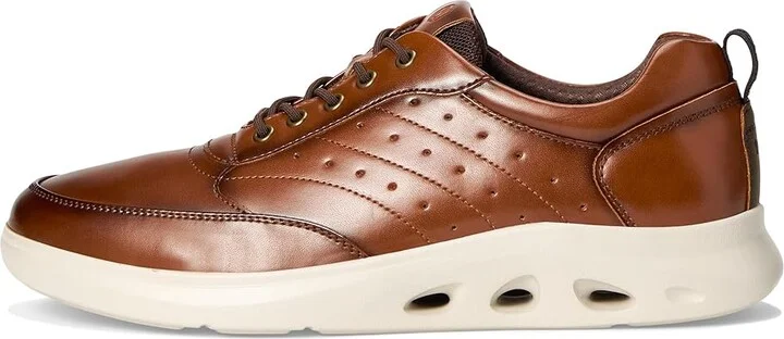 Nunn Bush Ponte Moc Toe Sneakers Hybrid Oxford Dress Casual Lightweight Athletic Style Lace Up Men's Shoes Cognac : 8 M (D), Leather - Image 6