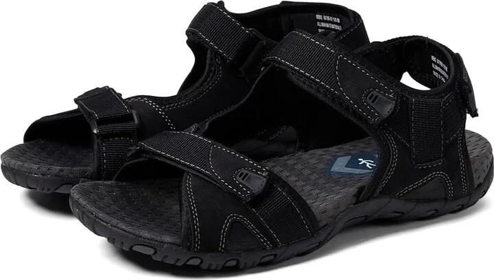 Nunn Bush Rio Bravo 3-Strap River Sandal Men's Sandals Black : 7 M (D), Synthetic