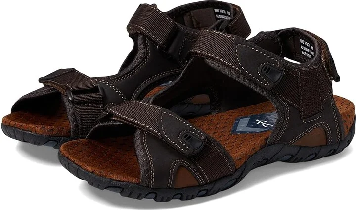 Nunn Bush Rio Bravo 3-Strap River Sandal Men's Sandals Brown : 8 M (D), Synthetic