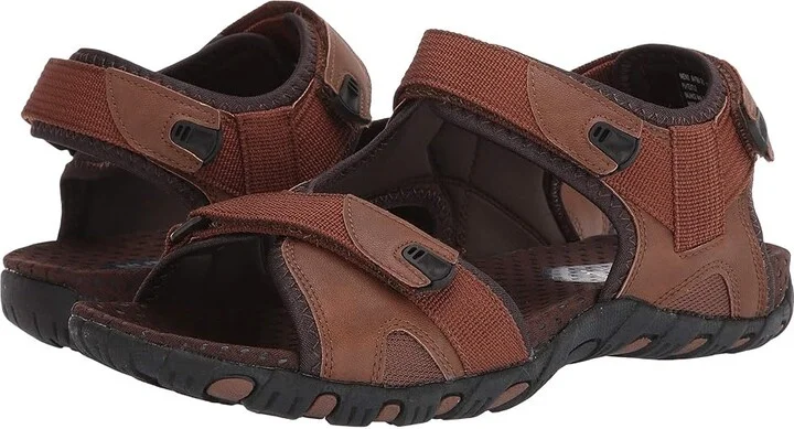 Nunn Bush Rio Bravo 3-Strap River Sandal Men's Sandals Tan : 7 M (D), Synthetic