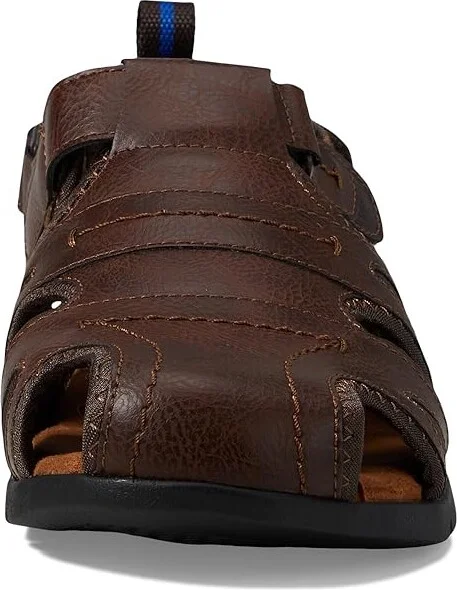 Nunn Bush Rio Grande Fisherman Closed Toe Sandal Men's Sandals Brown 1 : 7 M (D), Synthetic - Image 3