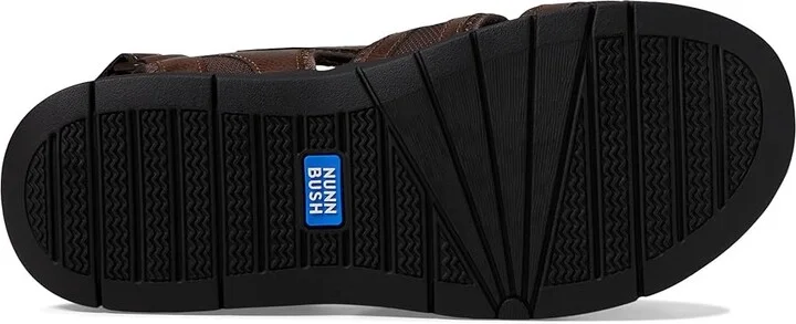 Nunn Bush Rio Grande Fisherman Closed Toe Sandal Men's Sandals Brown 1 : 7 M (D), Synthetic - Image 4