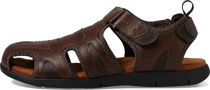 Nunn Bush Rio Grande Fisherman Closed Toe Sandal Men's Sandals Brown 1 : 7 M (D), Synthetic - Image 7