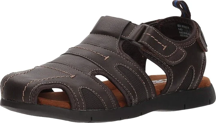 Nunn Bush Rio Grande Fisherman Closed Toe Sandal Men's Sandals Brown : 7 M (D), Synthetic - Image 2