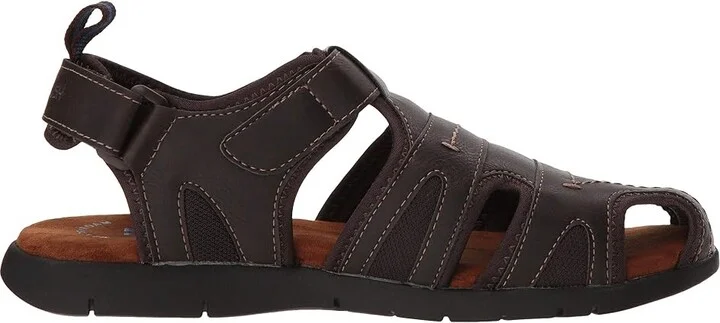 Nunn Bush Rio Grande Fisherman Closed Toe Sandal Men's Sandals Brown : 7 M (D), Synthetic - Image 8