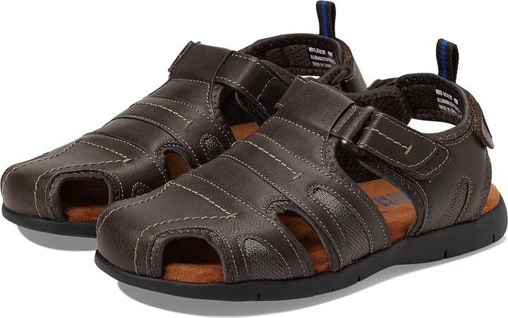 Nunn Bush Rio Grande Fisherman Closed Toe Sandal Men's Sandals Brown : 7 M (D), Synthetic