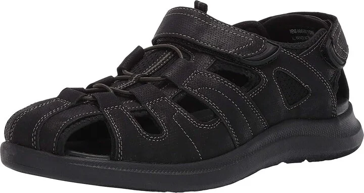 Nunn Bush Rio Vista Fisherman Sandal Men's Sandals Black : 7 M (D), Synthetic - Image 2