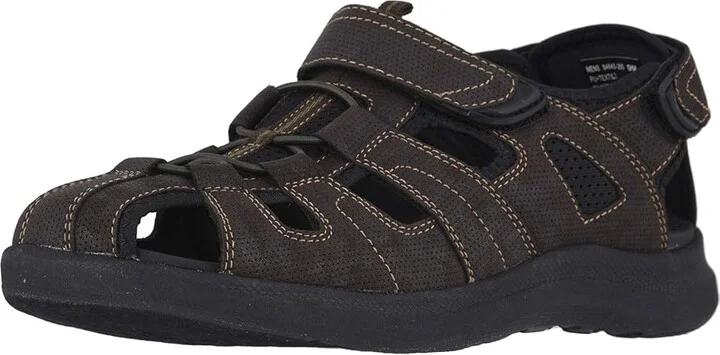 Nunn Bush Rio Vista Fisherman Sandal Men's Sandals Brown : 7 M (D), Synthetic - Image 2
