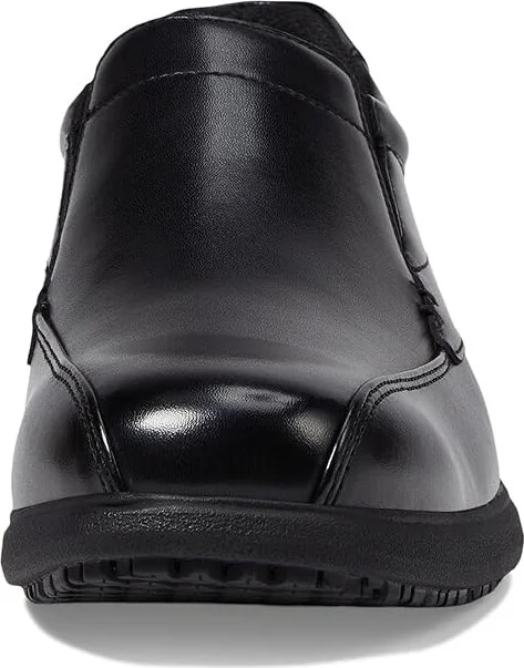 Nunn Bush Sanford Slip Resistant Bicycle Toe Work Slip-On Men's Slip on Shoes Black : 7 M (D), Synthetic - Image 6