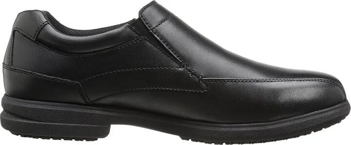 Nunn Bush Sanford Slip Resistant Bicycle Toe Work Slip-On Men's Slip on Shoes Black : 7 M (D), Synthetic - Image 8