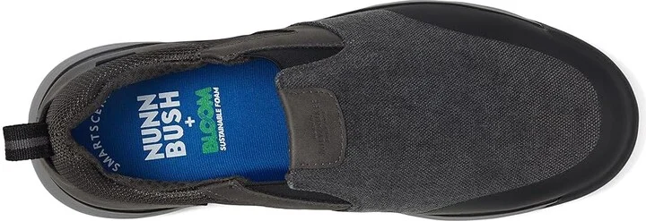 Nunn Bush Sedona Canvas Moccasin Toe Slip-On Comfortable Lightweight Loafer With Memory Foam Men's Lace-up Boots Grey : 7.5 M (D) - Image 2