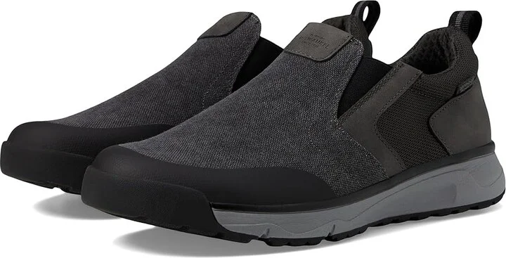 Nunn Bush Sedona Canvas Moccasin Toe Slip-On Comfortable Lightweight Loafer With Memory Foam Men's Lace-up Boots Grey : 7.5 M (D)