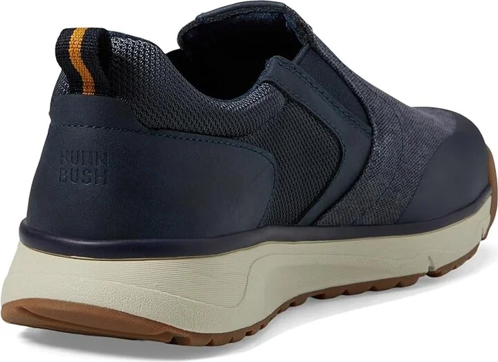 Nunn Bush Sedona Canvas Moccasin Toe Slip-On Comfortable Lightweight Loafer With Memory Foam Men's Lace-up Boots Navy : 9.5 W (EE) - Image 4
