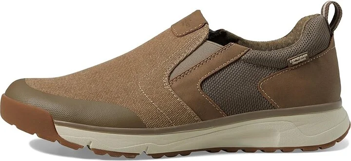 Nunn Bush Sedona Canvas Moccasin Toe Slip-On Comfortable Lightweight Loafer With Memory Foam Men's Lace-up Boots Stone : 9 W (EE) - Image 6
