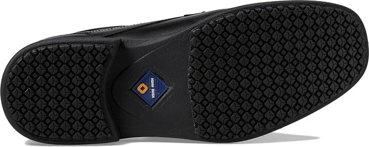 Nunn Bush Sherman Slip Resistant Plain Toe Oxford Men's Lace up casual Shoes Black : 7 M (D), Synthetic - Image 4