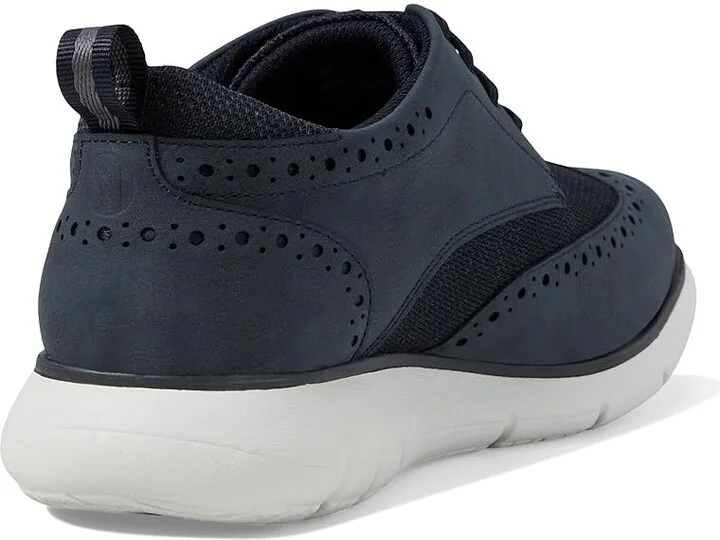 Nunn Bush Stance Knit Wing Tip Oxford Lightweight Lace-Up Men's Lace-up Boots Navy : 8.5 M (D), Lace/Rubber - Image 4