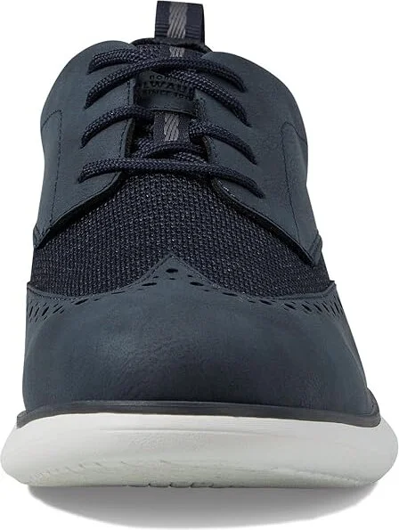 Nunn Bush Stance Knit Wing Tip Oxford Lightweight Lace-Up Men's Lace-up Boots Navy : 8.5 M (D), Lace/Rubber - Image 5
