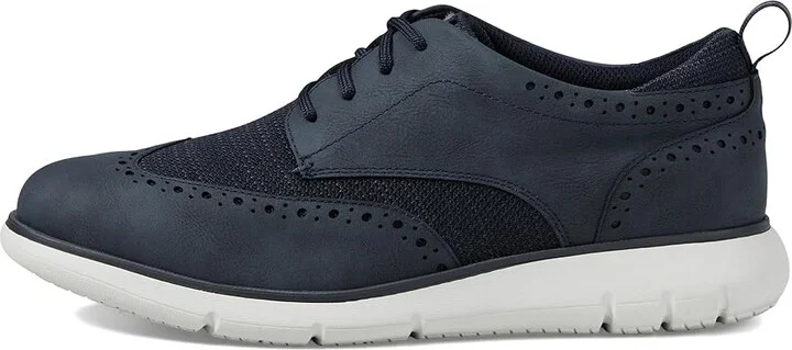 Nunn Bush Stance Knit Wing Tip Oxford Lightweight Lace-Up Men's Lace-up Boots Navy : 8.5 M (D), Lace/Rubber - Image 6