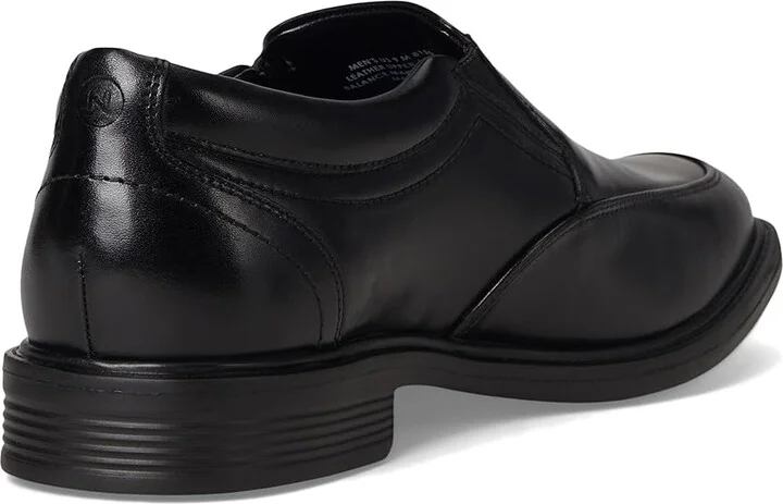 Nunn Bush Stark Moccasin Toe Slip-On Leather Dress Casual Business Formal Loafer Men's Lace Up Wing Tip Shoes Black : 9.5 M (D) - Image 4
