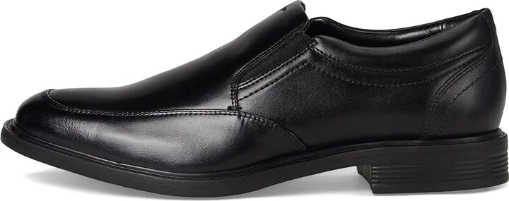 Nunn Bush Stark Moccasin Toe Slip-On Leather Dress Casual Business Formal Loafer Men's Lace Up Wing Tip Shoes Black : 9.5 M (D) - Image 6