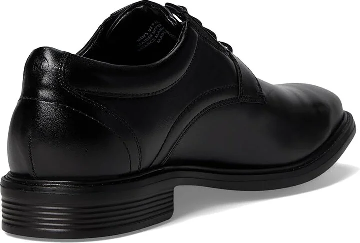 Nunn Bush Stark Plain Toe Oxford Leather Business Formal Derby Dress Casual Lace-Up Men's Lace Up Wing Tip Shoes Black : 9.5 M (D) - Image 4