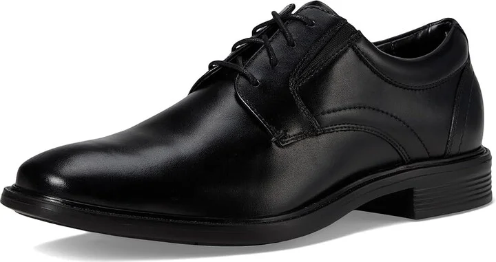 Nunn Bush Stark Plain Toe Oxford Leather Business Formal Derby Dress Casual Lace-Up Men's Lace Up Wing Tip Shoes Black : 9.5 M (D) - Image 5