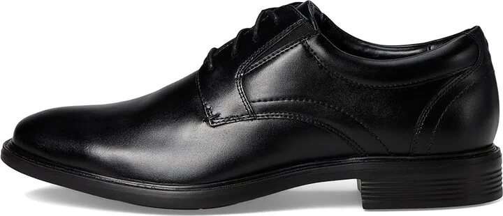 Nunn Bush Stark Plain Toe Oxford Leather Business Formal Derby Dress Casual Lace-Up Men's Lace Up Wing Tip Shoes Black : 9.5 M (D) - Image 6