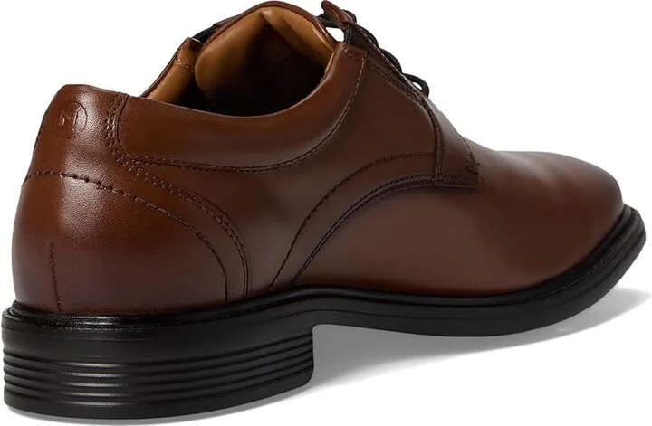 Nunn Bush Stark Plain Toe Oxford Leather Business Formal Derby Dress Casual Lace-Up Men's Lace Up Wing Tip Shoes Cognac : 9.5 M (D) - Image 4