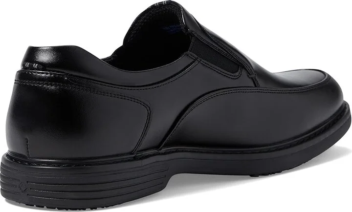Nunn Bush Wade Work Moc Toe Slip-On Men's Shoes Black : 7 M (D), Synthetic - Image 4