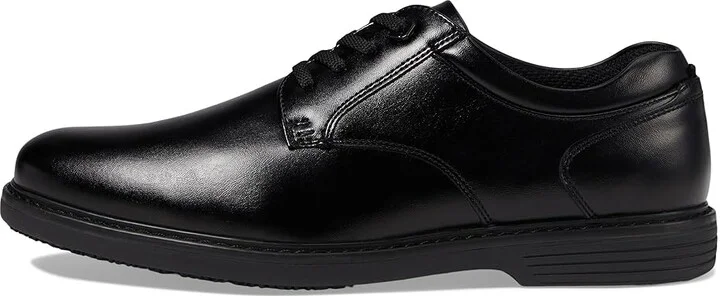 Nunn Bush Wade Work Plain Toe Oxford Men's Shoes Black : 8 M (D), Leather - Image 6