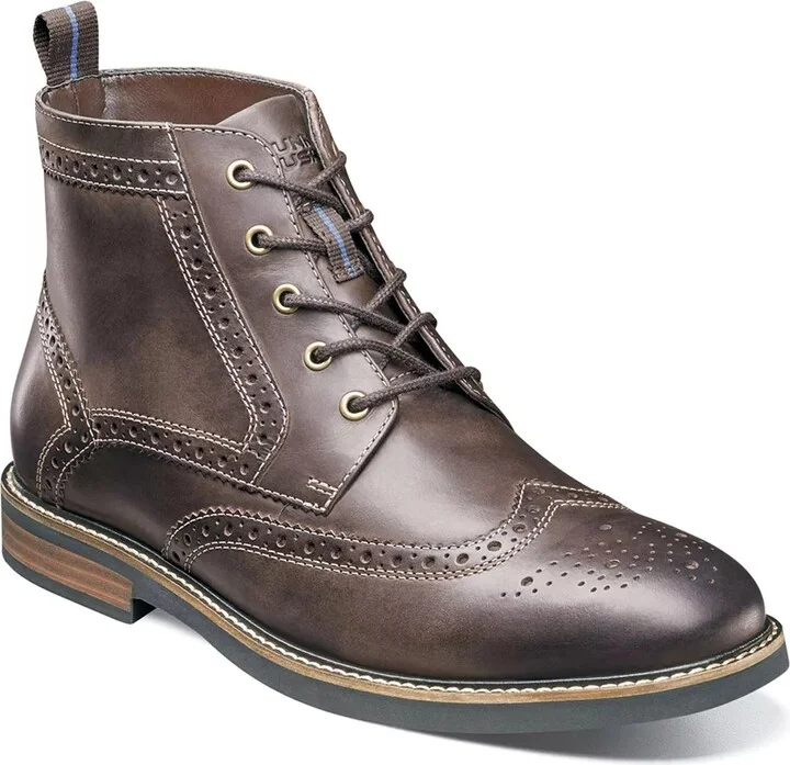 Nunn Bush Wide Width Odell Wingtip Boot