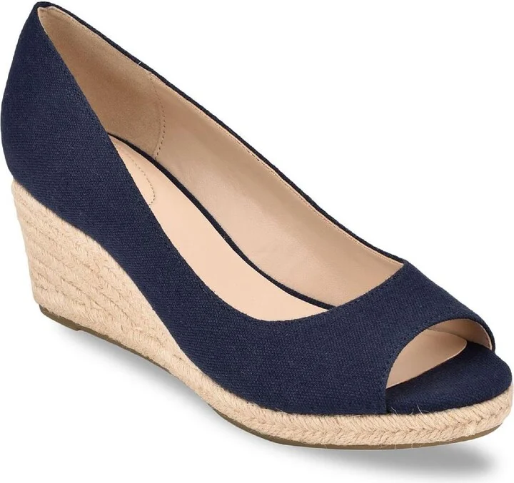 Nuri7 Womens Slip On Heels