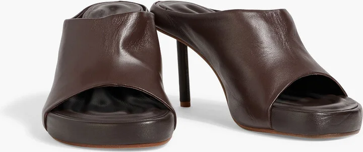 Nuvola leather mules - Image 2