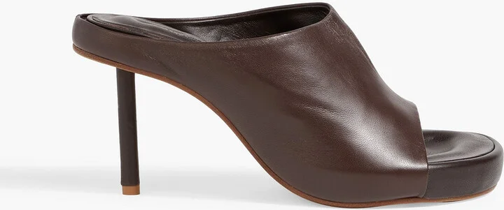 Nuvola leather mules