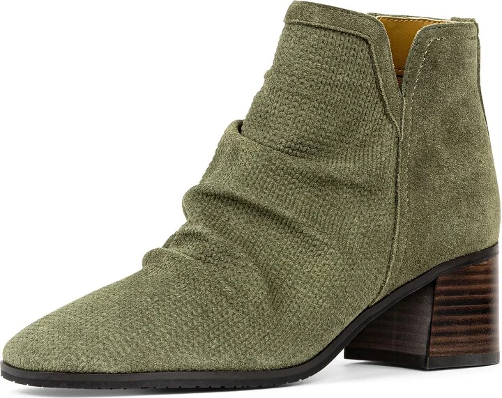 NYDJ Women's Dernnes Embossed Suede Ankle Boot