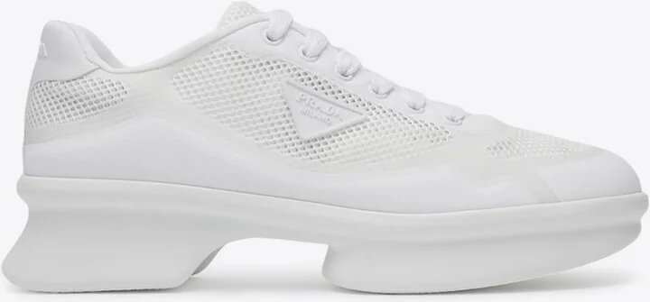 Nylon and Mesh Low-Top Sneakers