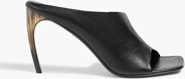 Nymphe 85 leather mules